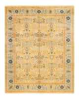 One-of-a-Kind Imported Hand-Knotted Area Rug  - Ivory, 8' 3" x 10' 3" - Modern Rug Importers