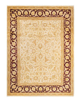 One-of-a-Kind Imported Hand-Knotted Area Rug  - Ivory, 9' 1" x 12' 1" - Modern Rug Importers