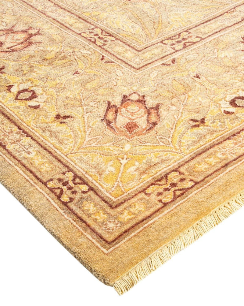 One-of-a-Kind Imported Hand-Knotted Area Rug  - Ivory, 9' 2" x 11' 9" - Modern Rug Importers