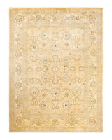 One-of-a-Kind Imported Hand-Knotted Area Rug  - Ivory, 9' 2" x 12' 0" - Modern Rug Importers