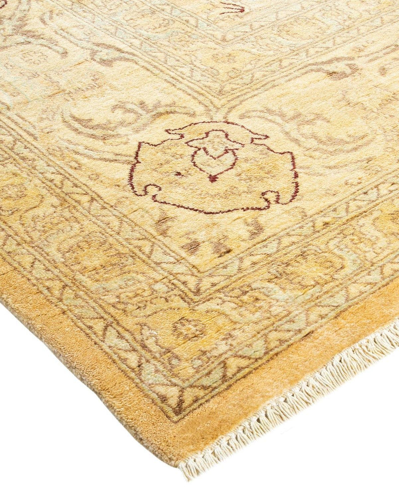 One-of-a-Kind Imported Hand-Knotted Area Rug  - Ivory, 9' 2" x 12' 0" - Modern Rug Importers