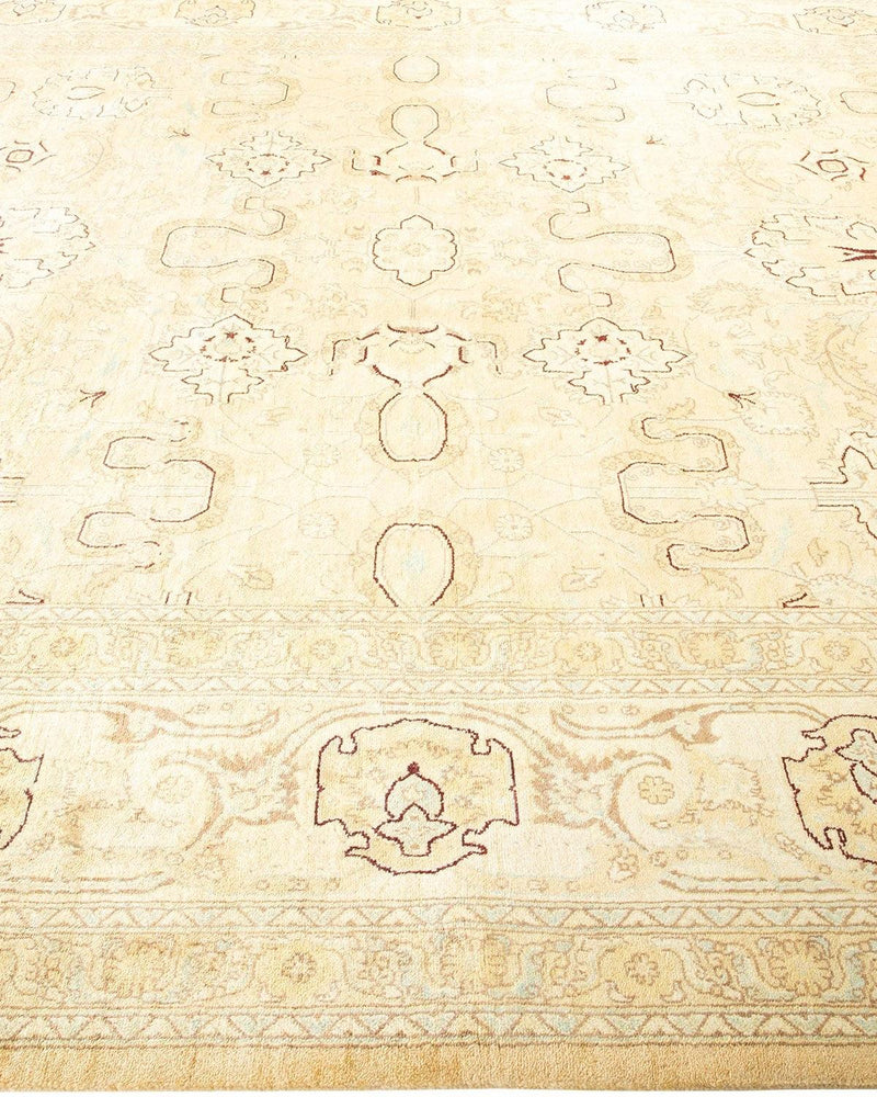 One-of-a-Kind Imported Hand-Knotted Area Rug  - Ivory, 9' 2" x 12' 0" - Modern Rug Importers