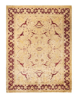 One-of-a-Kind Imported Hand-Knotted Area Rug  - Ivory, 9' 2" x 12' 1" - Modern Rug Importers