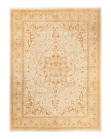 One-of-a-Kind Imported Hand-Knotted Area Rug  - Ivory, 9' 2" x 12' 1" - Modern Rug Importers