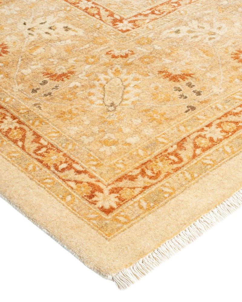 One-of-a-Kind Imported Hand-Knotted Area Rug  - Ivory, 9' 2" x 12' 1" - Modern Rug Importers