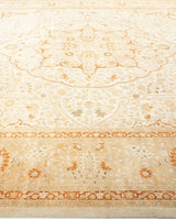 One-of-a-Kind Imported Hand-Knotted Area Rug  - Ivory, 9' 2" x 12' 1" - Modern Rug Importers