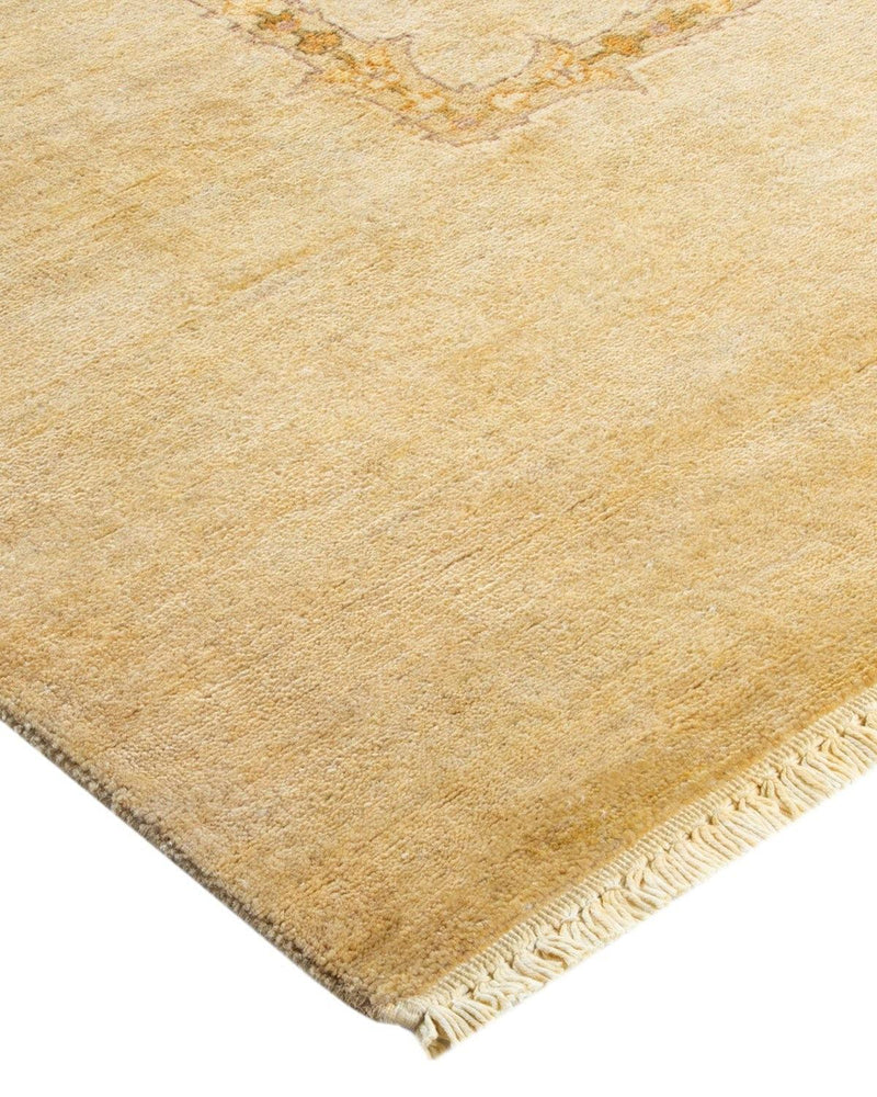 One-of-a-Kind Imported Hand-Knotted Area Rug  - Ivory, 9' 2" x 12' 2" - Modern Rug Importers