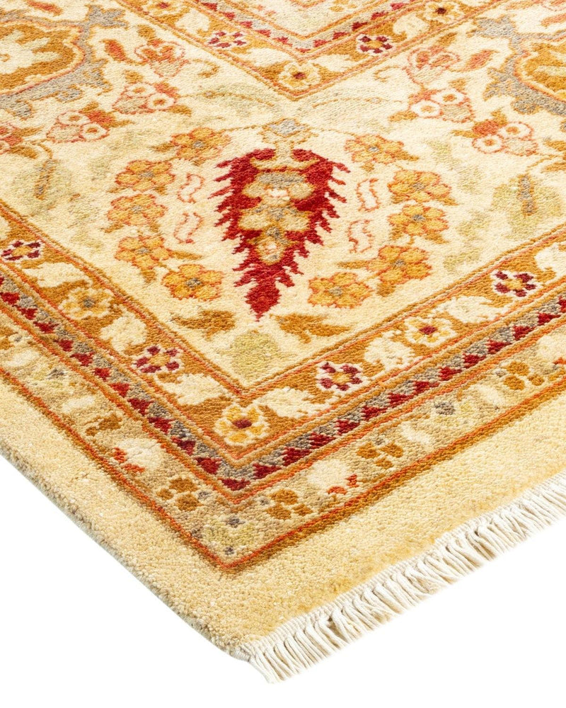 One-of-a-Kind Imported Hand-Knotted Area Rug  - Ivory, 9' 2" x 12' 4" - Modern Rug Importers