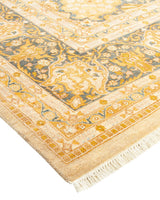 One-of-a-Kind Imported Hand-Knotted Area Rug  - Ivory, 9' 3" x 11' 10" - Modern Rug Importers