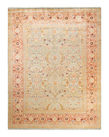 One-of-a-Kind Imported Hand-Knotted Area Rug  - Light Blue, 8' 10" x 11' 8" - Modern Rug Importers