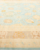 One-of-a-Kind Imported Hand-knotted Area Rug  - Light Blue, 8' 4" x 10' 0" - Modern Rug Importers