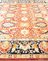 One-of-a-Kind Imported Hand-Knotted Area Rug  - Orange, 8' 0" x 9' 10" - Modern Rug Importers