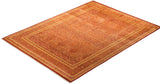 One-of-a-Kind Imported Hand-knotted Area Rug  - Orange, 9' 4" x 12' 4" - Modern Rug Importers