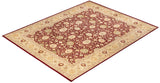 One-of-a-Kind Imported Hand-Knotted Area Rug  - Red, 8' 2" x 10' 2" - Modern Rug Importers