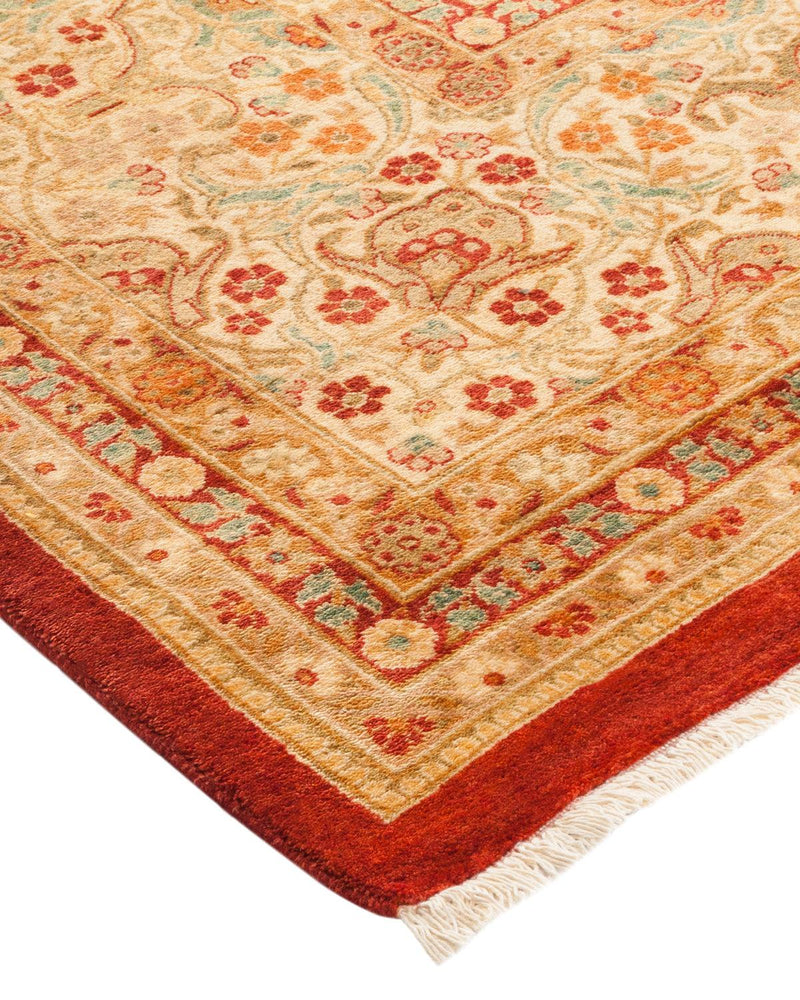 One-of-a-Kind Imported Hand-knotted Area Rug  - Red, 9' 3" x 12' 2" - Modern Rug Importers