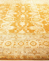 One-of-a-Kind Imported Hand-Knotted Area Rug  - Yellow, 9' 1" x 11' 9" - Modern Rug Importers