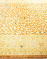 One-of-a-Kind Imported Hand-Knotted Area Rug  - Yellow, 9' 2" x 11' 8" - Modern Rug Importers