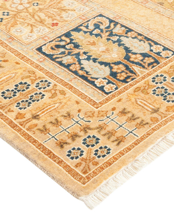 One-of-a-Kind Imported Hand-knotted Runner Rug  - Ivory, 2' 7" x 13' 3" - Modern Rug Importers