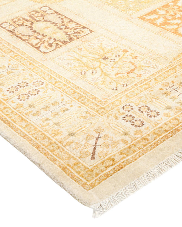 One-of-a-Kind Imported Hand-knotted Runner Rug  - Ivory, 3' 1" x 10' 3" - Modern Rug Importers