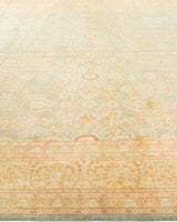 One-of-a-Kind Imported Hand-knotted Runner Rug  - Light Blue, 9' 3" x 18' 2" - Modern Rug Importers