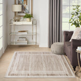 Nourison Serenity Home SRH07 Mocha Ivory Modern Indoor Rug