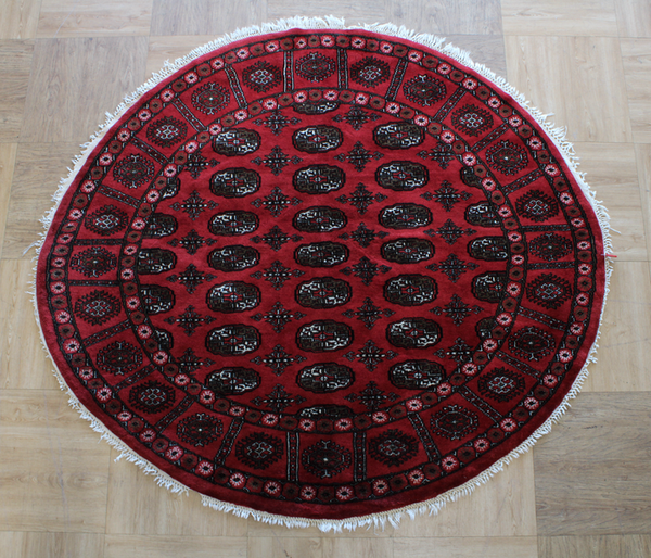 Bokara Design Hand Knotted Wool Rug - Modern Rug Importers