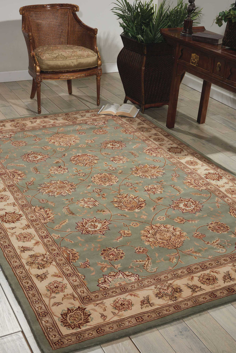 N N 2000 Blue Traditional Indoor Rug