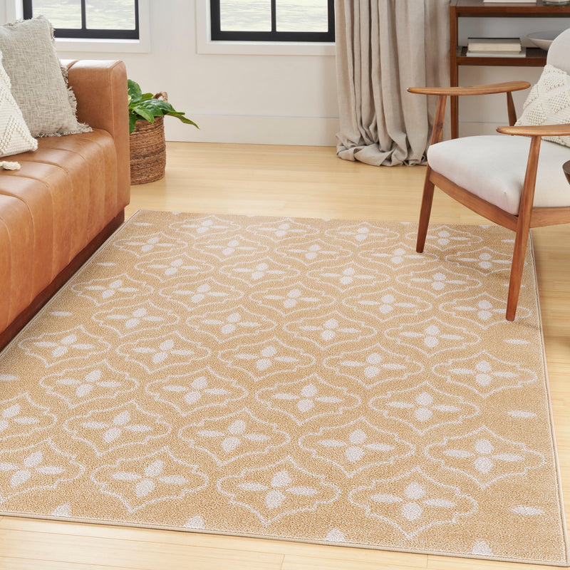 Nourison Nourison Essentials NRE04 Beige Ivory Modern Rug