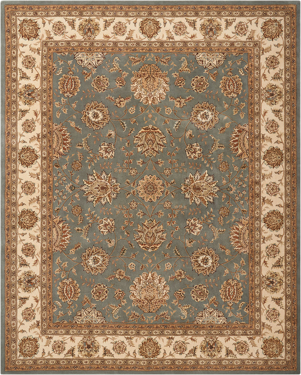 N N 2000 Blue Traditional Indoor Rug