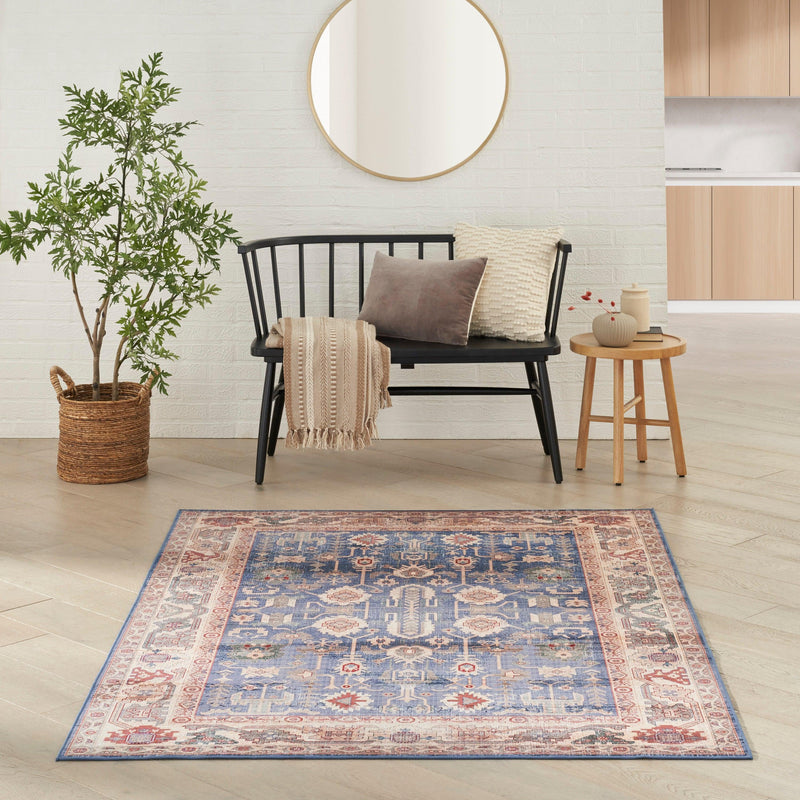 Nourison Vintage Home VNH02 Blue Bohemian Indoor Rug