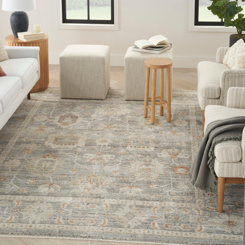 Nourison Traditional Home TRH01 Grey Vintage Indoor Rug