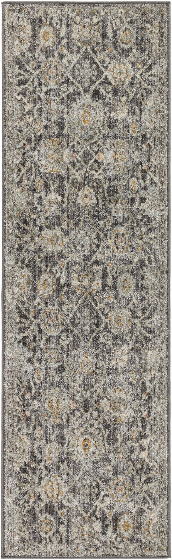 Nourison Oushak Home OUS01 Charcoal Vintage Indoor Rug