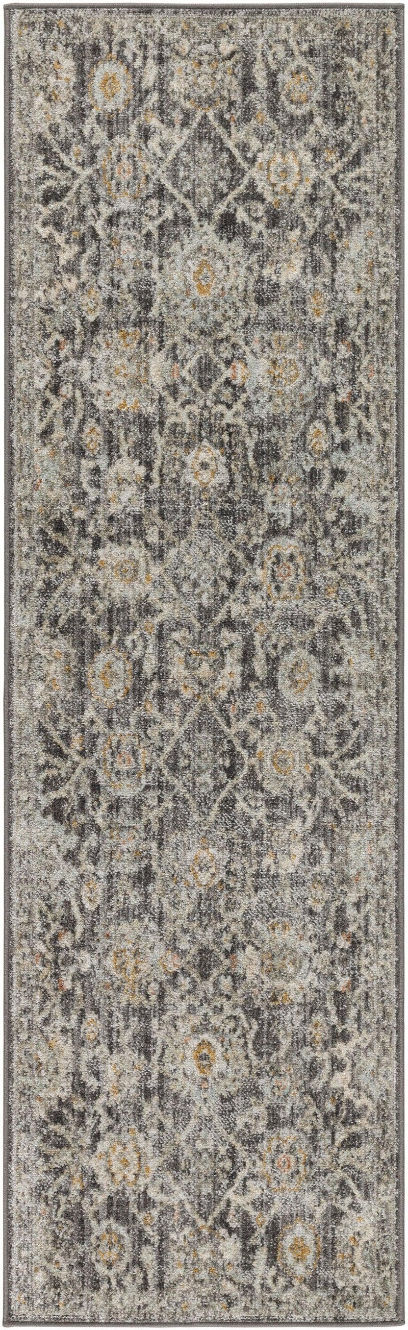 Nourison Oushak Home OUS01 Charcoal Vintage Indoor Rug