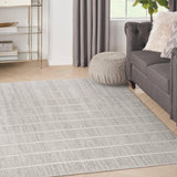 Nourison Serenity Home SRH05 Light Grey Modern Indoor Rug