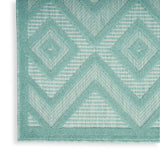 Nourison Versatile NRV01 Aqua/Teal Modern Rug