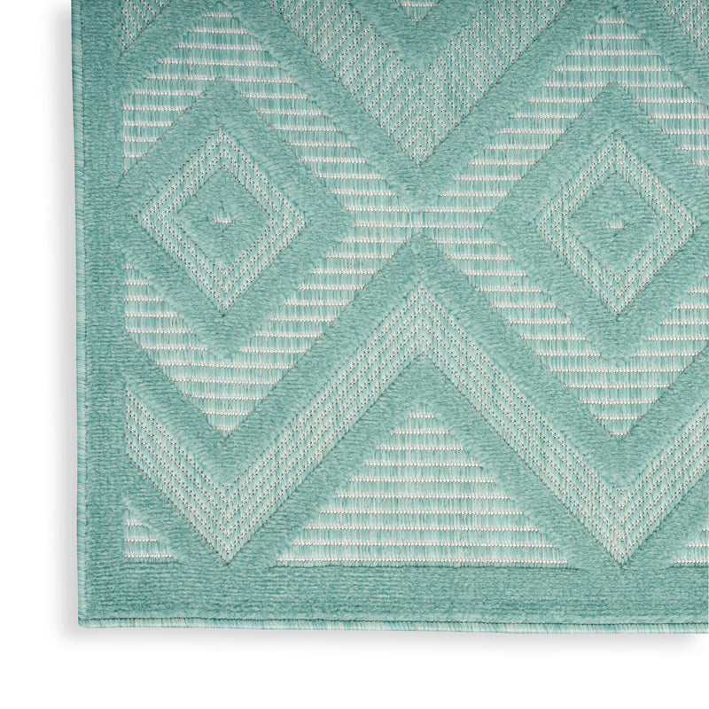 Nourison Versatile NRV01 Aqua/Teal Modern Rug