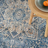 Nourison Vintage Home VNH01 Blue Bohemian Indoor Rug