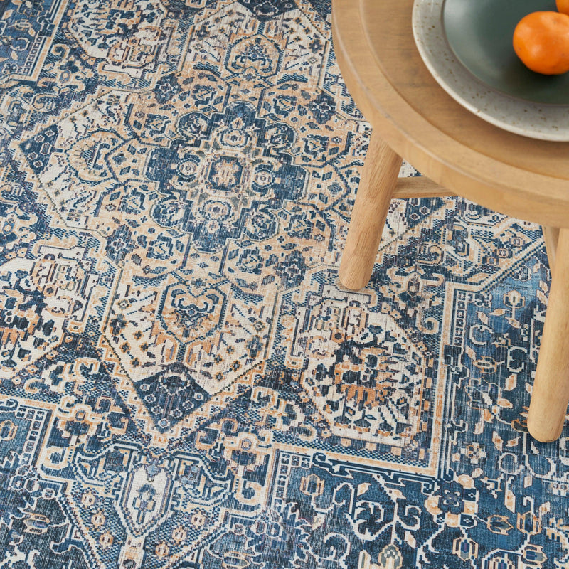 Nourison Vintage Home VNH01 Blue Bohemian Indoor Rug