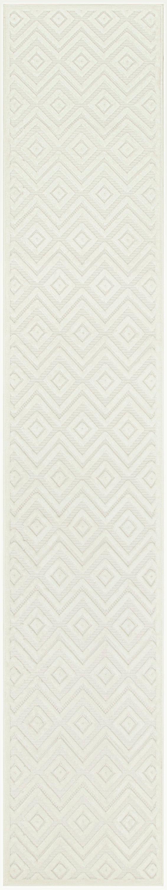 Nourison Versatile NRV01 Ivory White Modern Rug