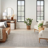 Nourison Serenity Home SRH05 Light Grey Modern Indoor Rug