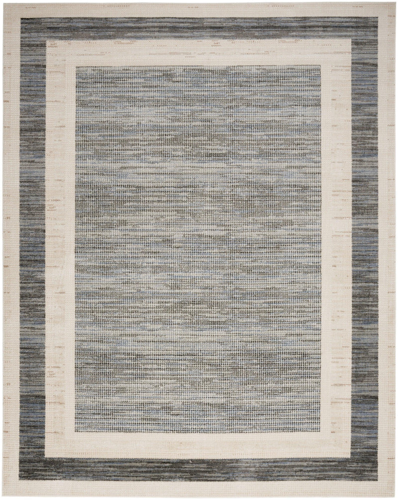 Nourison Serenity Home SRH07 Grey Ivory Modern Indoor Rug