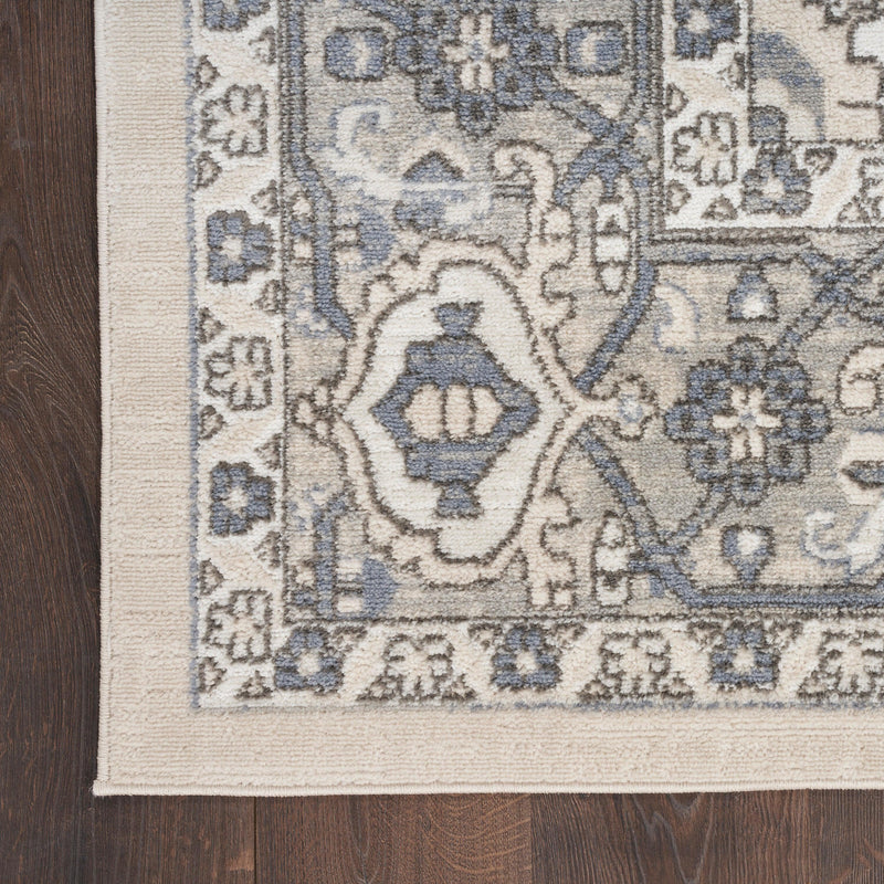 Nourison Quarry QUA05 Ivory Blue Vintage Indoor Rug