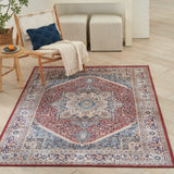 Nourison Vintage Home VNH01 Red Blue Bohemian Indoor Rug