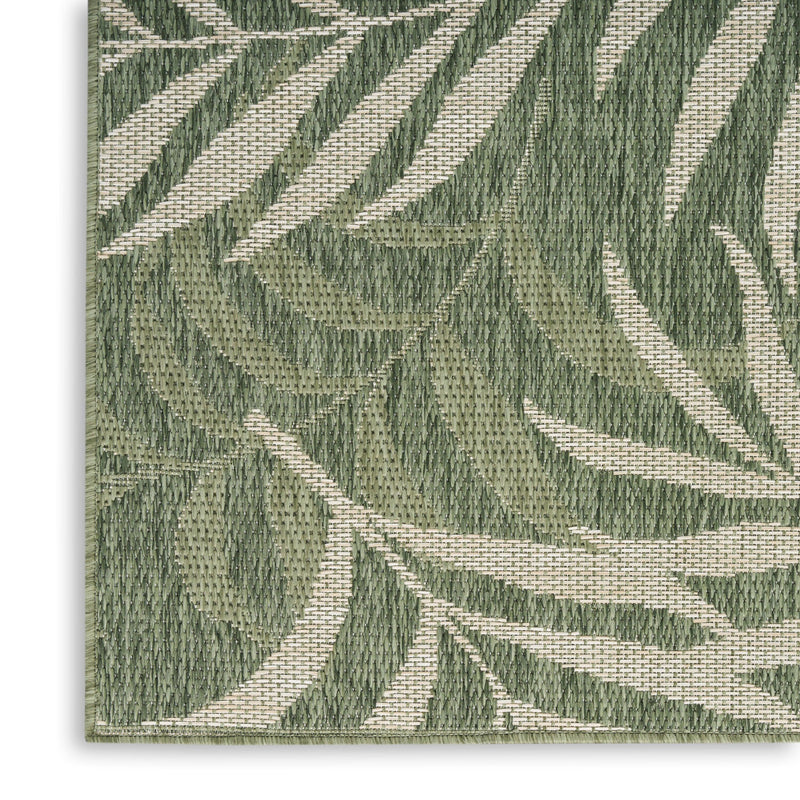 Nourison Garden Oasis GOA01 Green Ivory Outdoor Rug