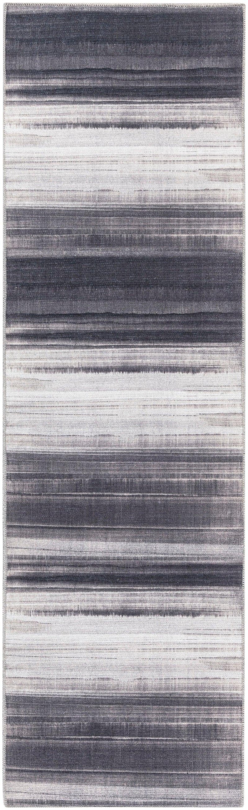 Calvin Klein Launder CK031 Ivory Black Modern Indoor Rug