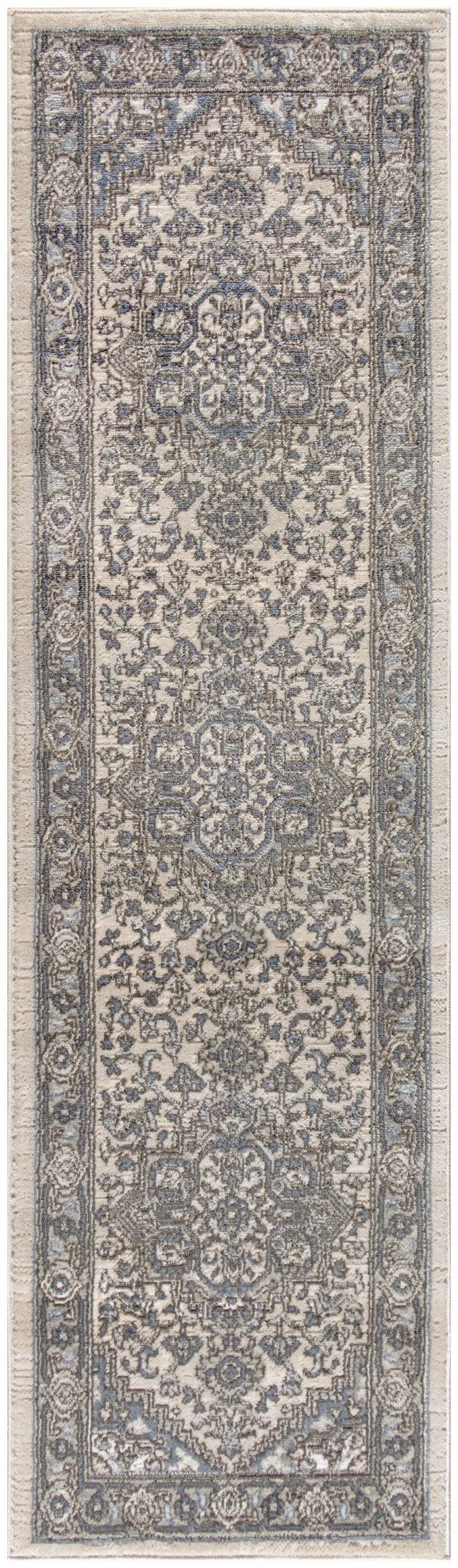 Nourison Quarry QUA05 Ivory Blue Vintage Indoor Rug