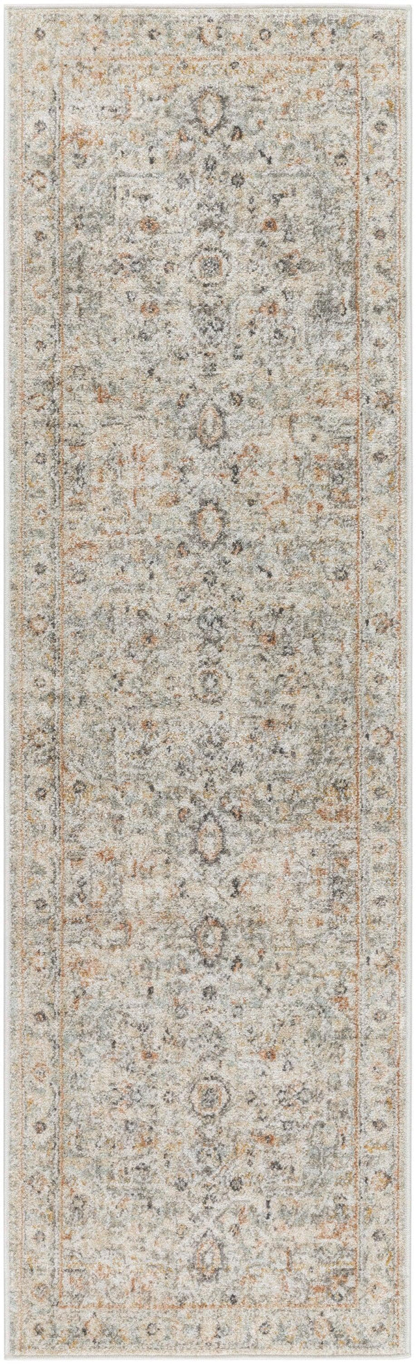 Nourison Oushak Home OUS02 Light Grey Vintage Indoor Rug