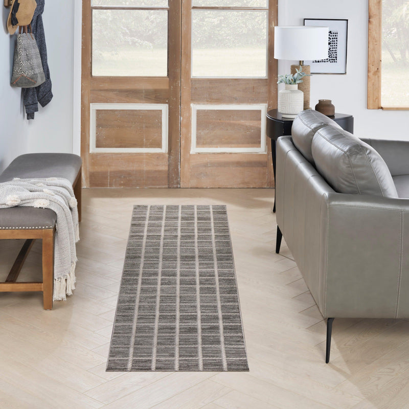 Nourison Serenity Home SRH05 Grey Ivory Modern Indoor Rug