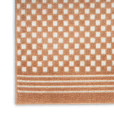 Nourison Care Free CAF02 Copper Modern Indoor Rug