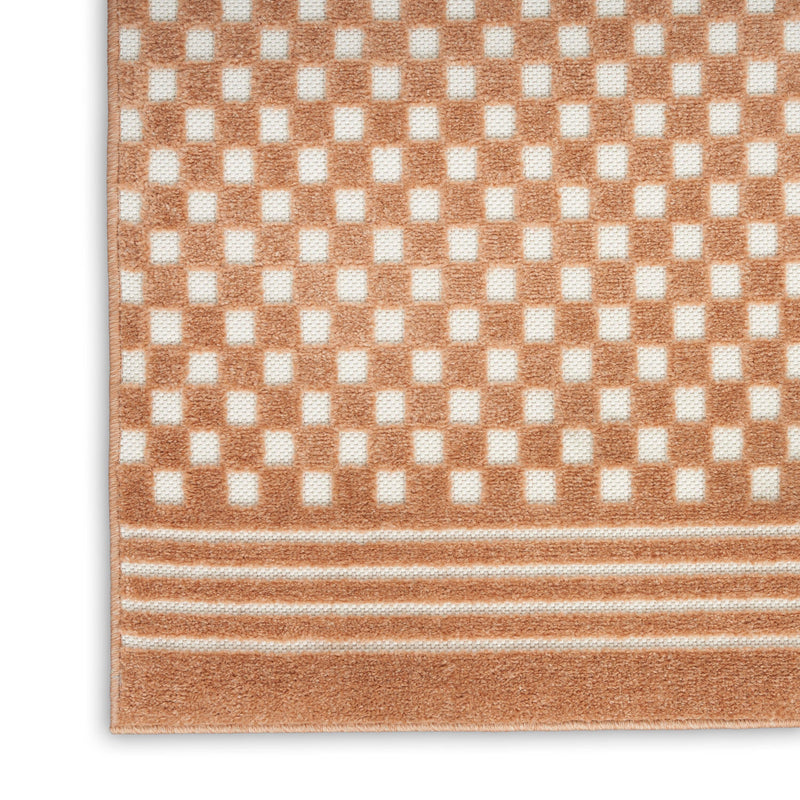 Nourison Care Free CAF02 Copper Modern Indoor Rug